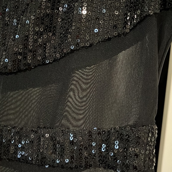 NWT! Black sequins party dress - Picture 3 of 4